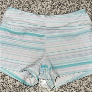 Savage Barbell Pastel Striped Shorts
